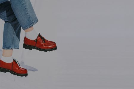 Beaubourg - Cuir lisse rouge #3