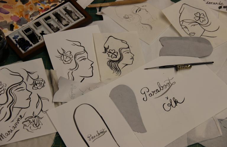Plan de travail - J.Olk pour Paraboot