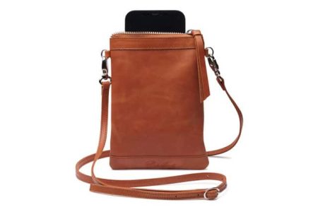 POCHETTE TELEPHONE/LISSE FAUVE