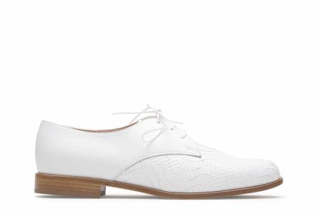 CIRCE/PRINT CUIR-LISSE BLANC ET IMPRIME LASER