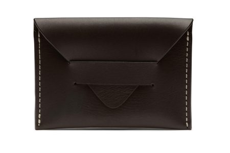 PORTE-CARTES ENVELOPPE/LISSE NOIR